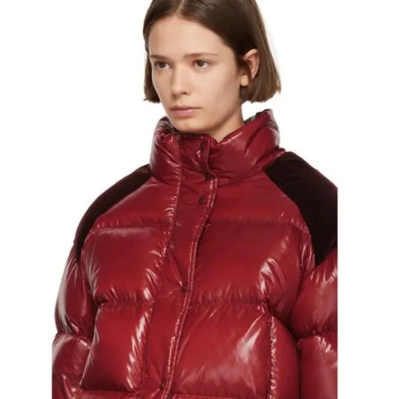 MONCLER - 2 Moncler x 1952 Chouette Down Puffer Jacket - Red - Size 0 (XS) - Picture 3 of 13